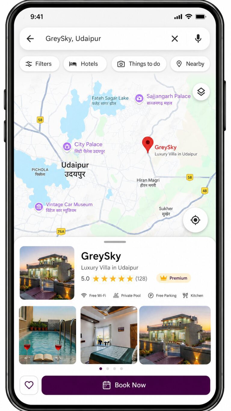 Google Business Profile for villa